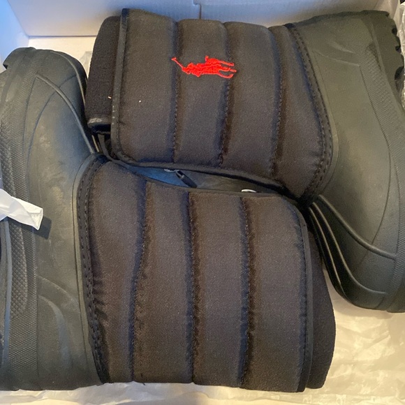 Polo Ralph Lauren boys‎ Vancouver front zip size 3 boots New - Picture 1 of 6